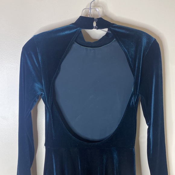 NWT American Apparel Velvet Skater Dress - Picture 6 of 9